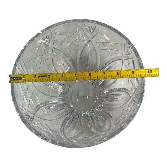 Waterford Westbrooke Lead Crystal Bowl Original Box Centerpiece Fruit Serving 9" - Picture 7 of 8